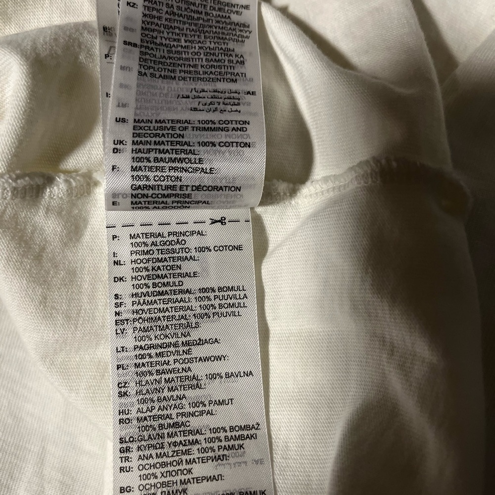 Adidas Cream Long Sleeve Shirt with evergreen Accents 2XL NWOT - Picture 7 of 12